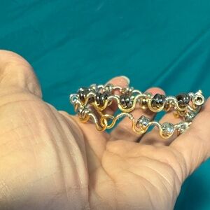 Elegant Gold and Silver Women's Bracelet